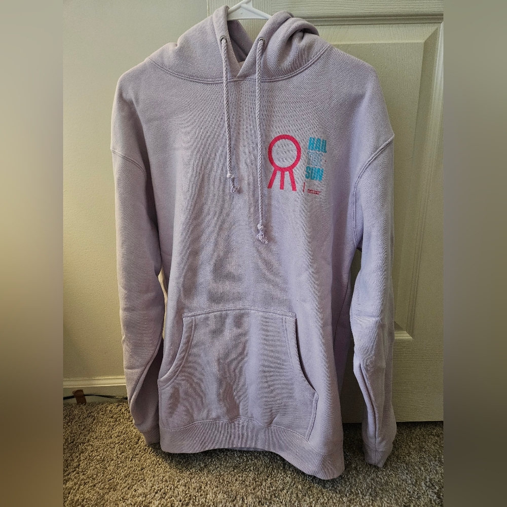 Hail The Sun Band Sweatshirt Lavender Graphic Hoodie